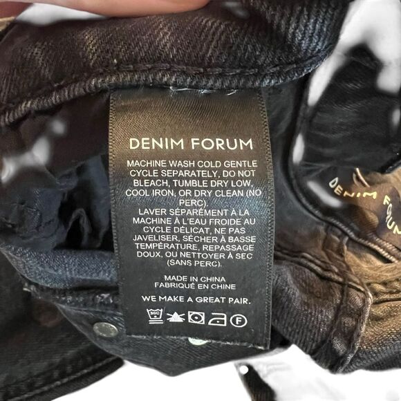 Denim forum yoko high rise slim dark wash jeans - Picture 4 of 10